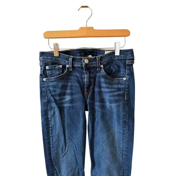 Rag & Bone Skinny Denim Jeans Woodford Dark Wash 28 - Picture 4 of 9